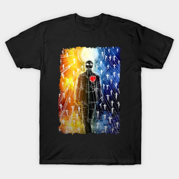 Red and blue weather T-Shirt by Maxsomma